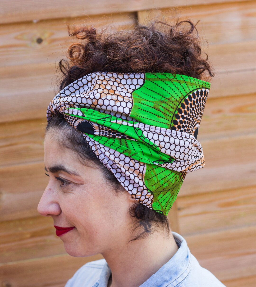 Deni Carte - Turbante per capelli, grigio
