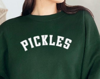 Pickles Sweatshirt, Canned Pickle Sweatshirt, Pickle Crewneck, Pickle Lovers Sweatshirt, Canning Season Pickle Sweatshirt, Canning Sweater