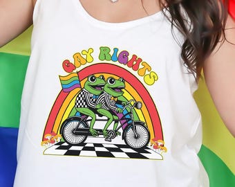 Funny Frog Gay Rights LGBT Rainbow T-shirt, Frog And Toad Pride T-Shirt,  Proud Ally Shirt,Pride Month Shirt, Pride Parade Lesbian Shirt