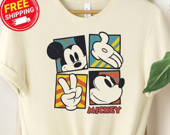Retro Mickey Mouse Shirt, Classic Mickey Shirt, Mickey Shirt, Disney Vacation Shirt, Disneyland Mickey Shirt, Magic Kingdom Shirt
