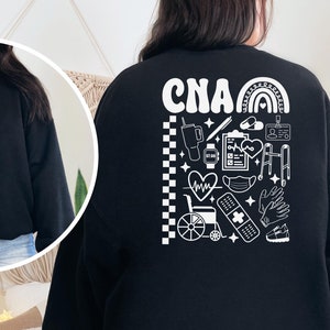 CNA Sweatshirt, Nurse Life Sweatshirt, Certified Nursing Assistant Sweatshirt, CNA Gift, Certified Nursing Sweater, Trendy Sweatshirt