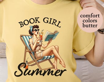 Book Girl Summer Shirt, Bookish Summer Shirt, Bookish Shirt, Book Lover Gift, Bookish Girl Shirt, Bookish Gift, Reading Shirt, Bookish Gifts