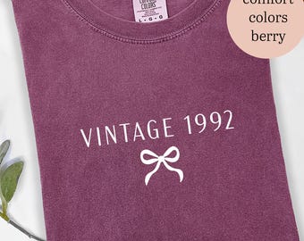 Custom Birthday Gift for Unisex Shirt, 30th Birthday Shirt, Vintage Shirt, 50th Birthday Present 30th Birthday Tee Vintage Birthday shirt