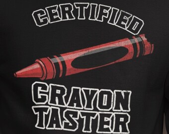 Certifierad Crayon Taster-tröja, rolig marintröja, USMC-humorgåva, veterankläder för militären, skämttröja för bootcamp