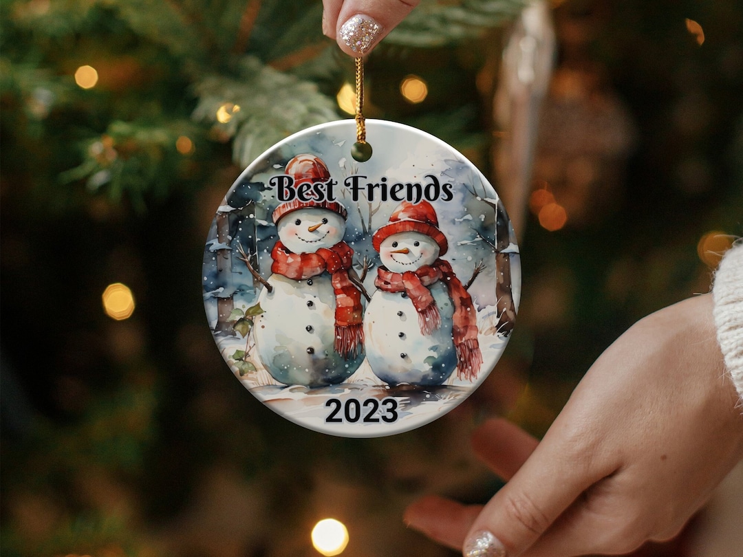 Best Friend Christmas Ornament, Personalized Christmas Ornament, Best Friends Ornaments, Best