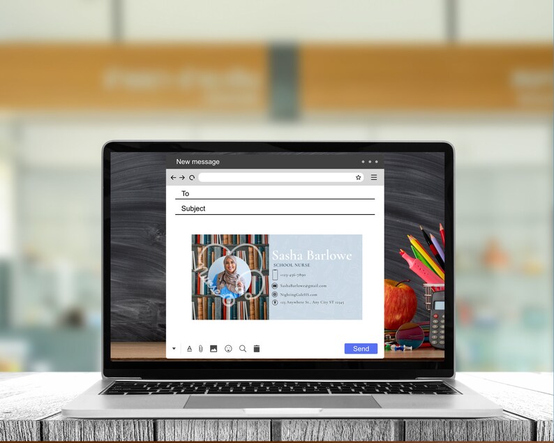 Email Signature Template Nurse Email Template for Nurse Etsy