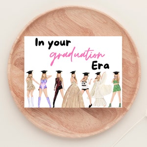 In My Graduation Eras Card,  Graduation Card, high school class of 2024, college nursing congrats card, graduation gift for her
