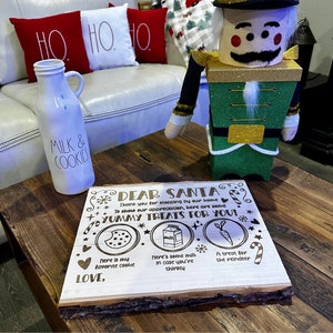 Santa Cookie Tray