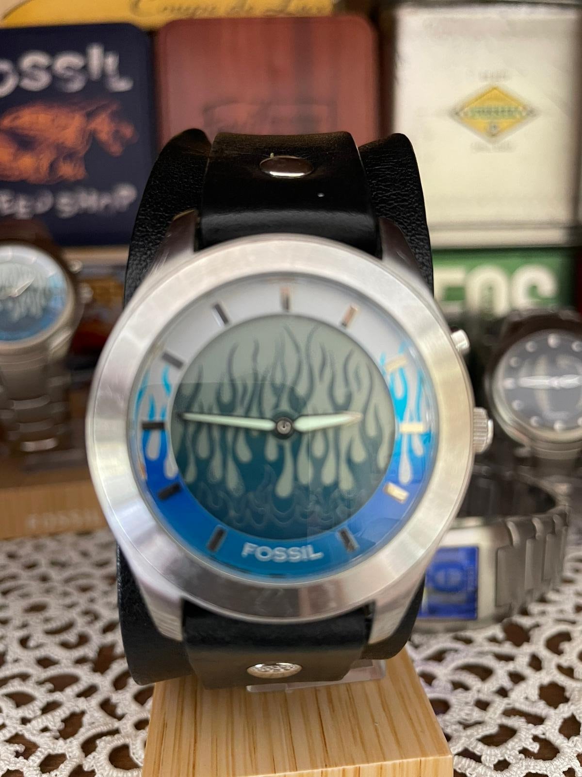 FOSSIL 細美武士着 JR-8292 腕時計BIG TIC/フォッシル 可動 - 時計 FOSSIL 細美武士着 JR-8292 腕時計BIG TIC/フォッシル 可動 - 時計