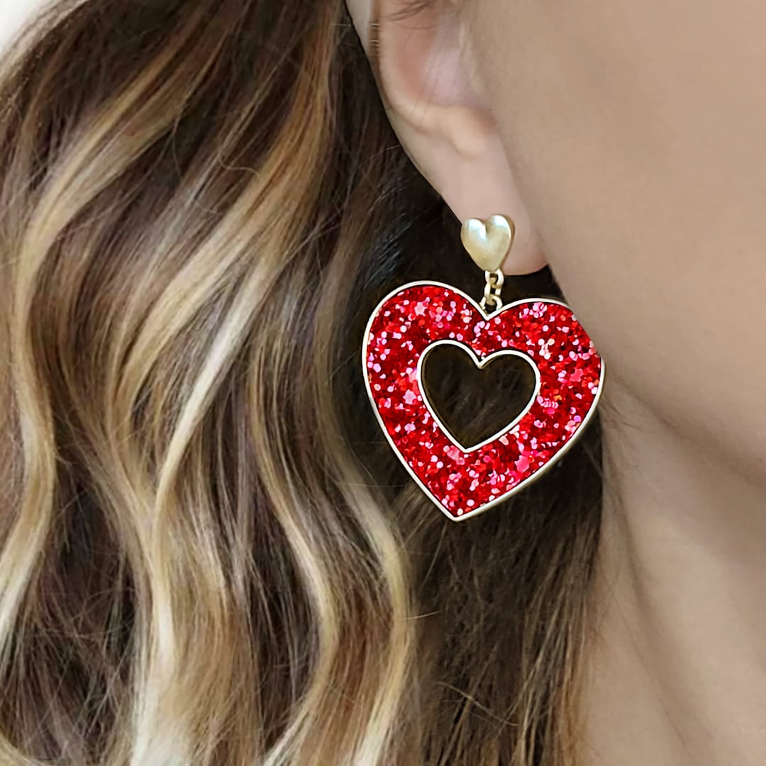 ピアス wing bling 925 silver shimmer heart one touch ring earrings Amazon.com: 925 Sterling Silver Hoop Earrings For Women