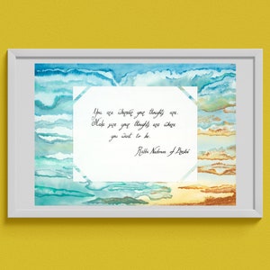 Jewish quote from Rabbi Nachman of breslov- Jewish colorful paintings Torah -“Where are you?” Israel artwork- Ideal gift for office Rebbe