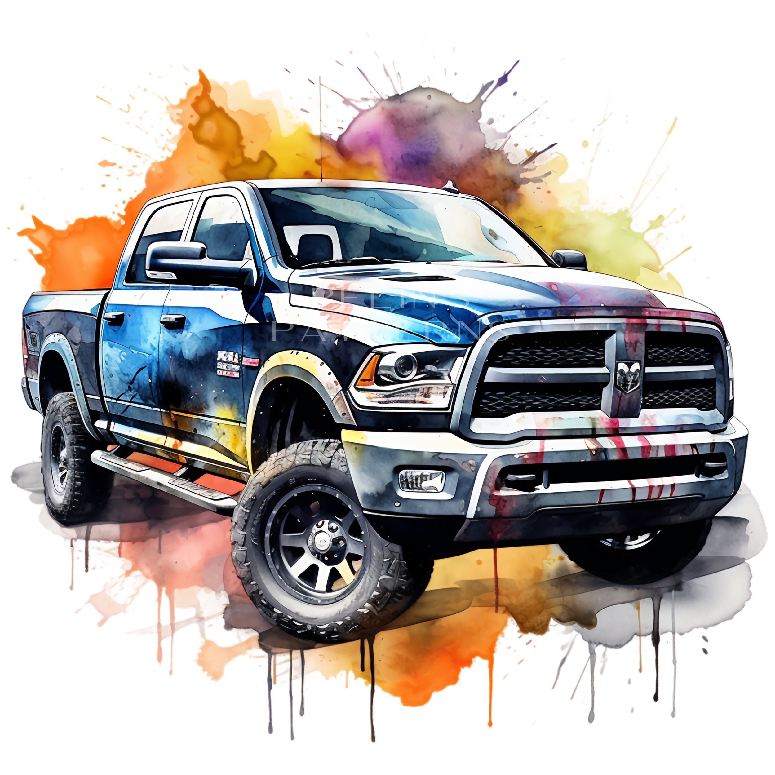 Dodge Ram Clipart PNG - Etsy
