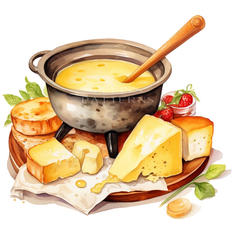Cheese Fondue Png Clipart Etsy