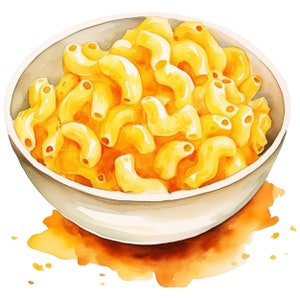 Mac and Cheese Png Clipart - Etsy
