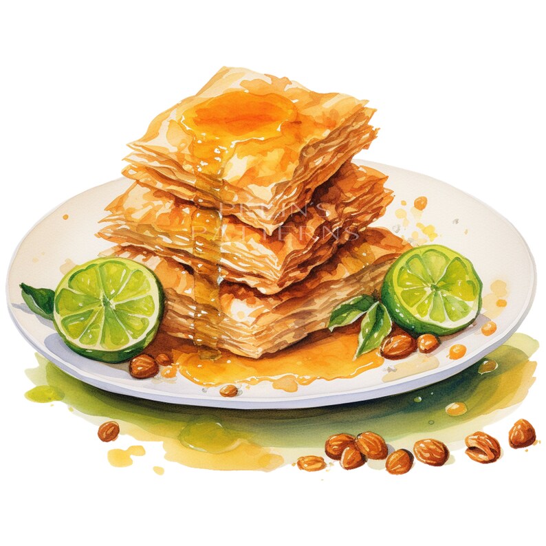 Baklava Png Clipart - Etsy