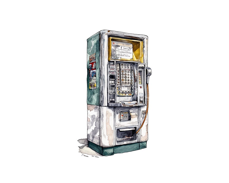 Old Fashioned Payphone Clipart PNG - Etsy