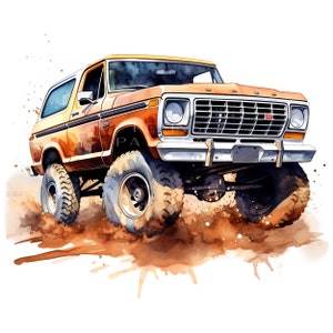 Ford Bronco Clipart PNG - Etsy
