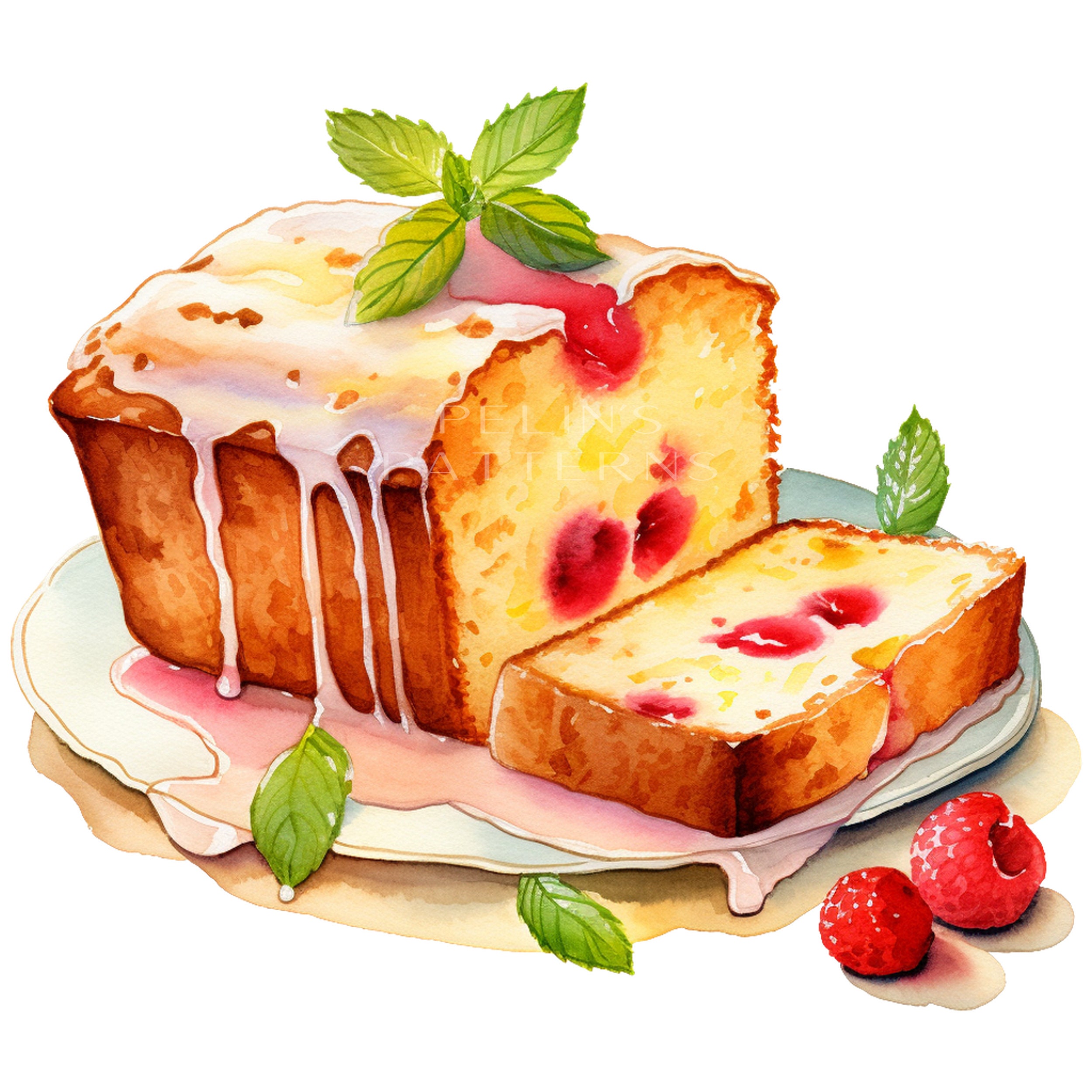 Pound Cake Png Clipart - Etsy