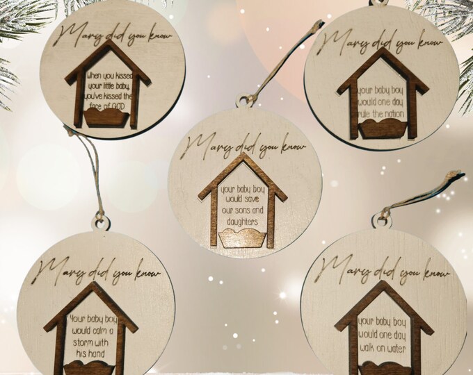 Mary Did You Know - Etsy