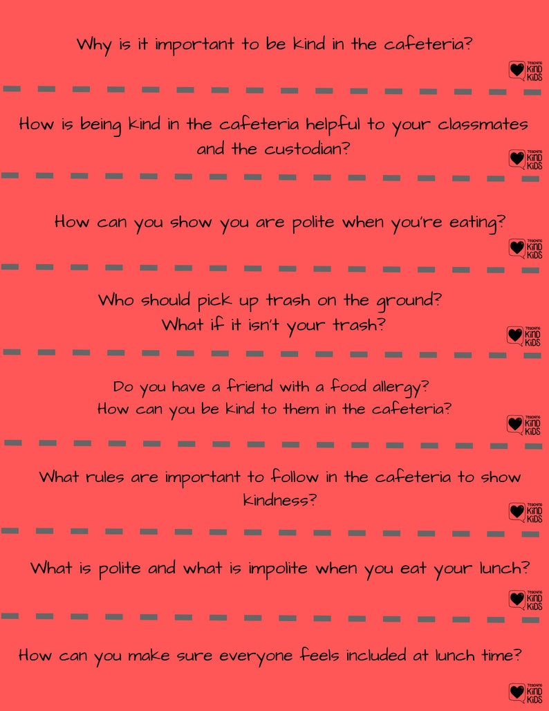 Kindness Activities: Question of the Day for SEL Curriculum Digital ...
