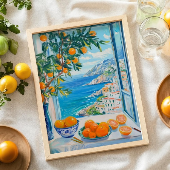 Henri Matisse Open Window Print | Colorful Mediterranean Coastal