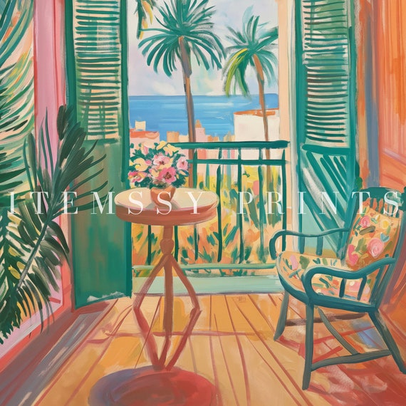 開いた窓 アンリ・マティス プリント | マティス アートポスター