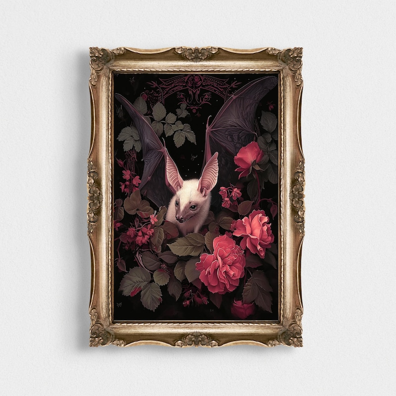Bat Art Print - Etsy