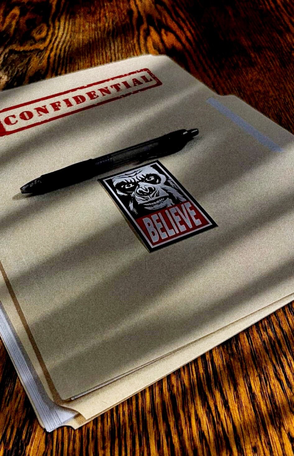 thumbnail image 2 of Sasquatch Bigfoot 'Believe' Premium Vinyl Sticker – 2x3 Inches, Made In USA (Oregon / Seattle / PNW) 2 of 5