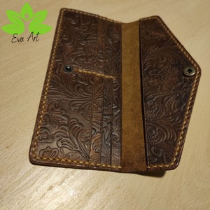 Cartera de cuero hecha a mano, color Antik Taba, para mujeres, regalo de Navidad, lujo, calidad, regalo, titular de tarjetas, yoga, hogar, muchos, efectivo,