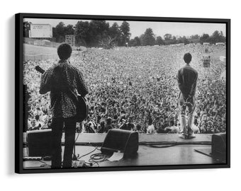 Liam Gallagher Poster Print, Oasis Knebworth 1996 Stunning Poster Art, Music Legends Canvas, Music Room Wall Art Decor, Gift For Jazz Lover