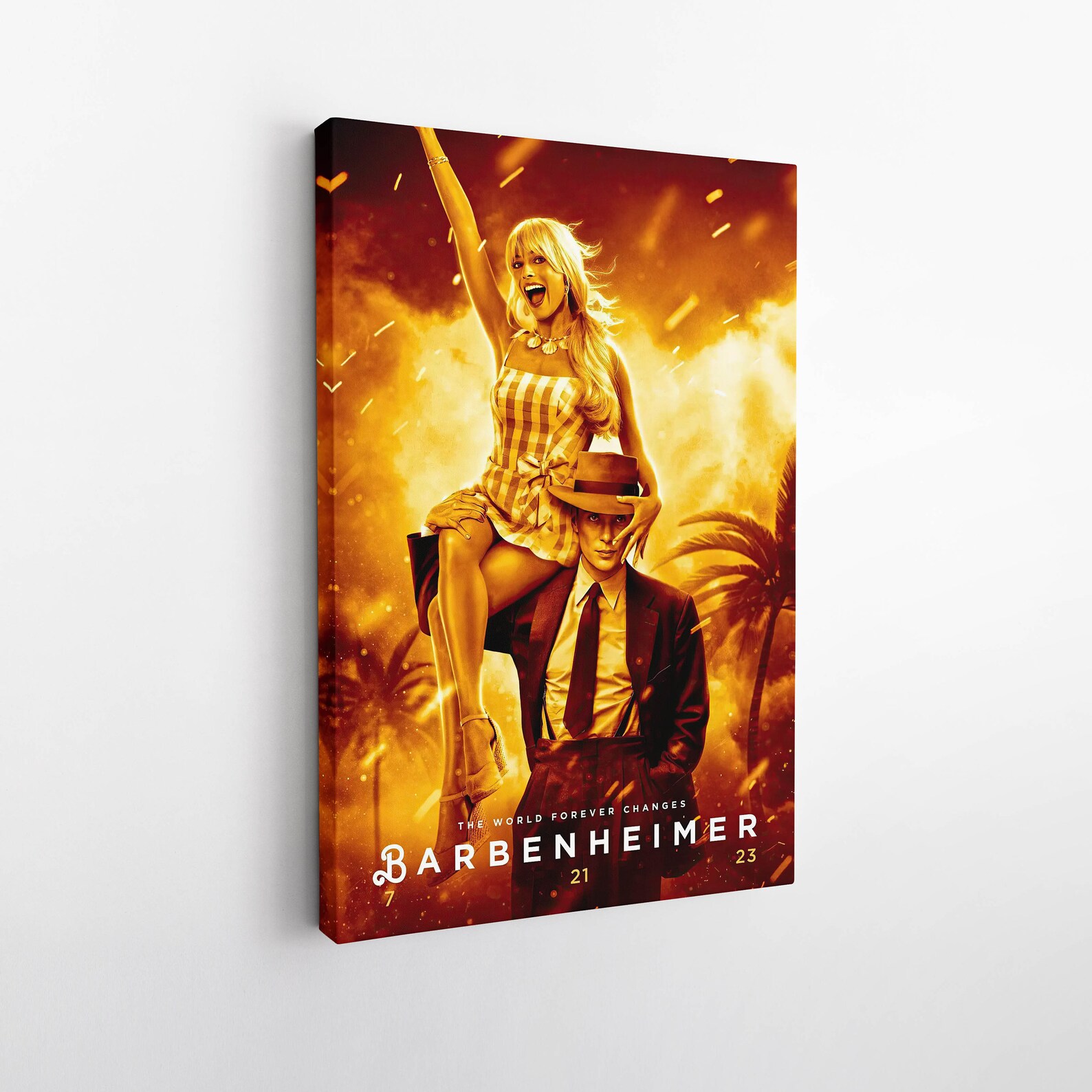 Barbenheimer Poster Barbenheimer Movie Wall Art Fan Art Etsy Australia