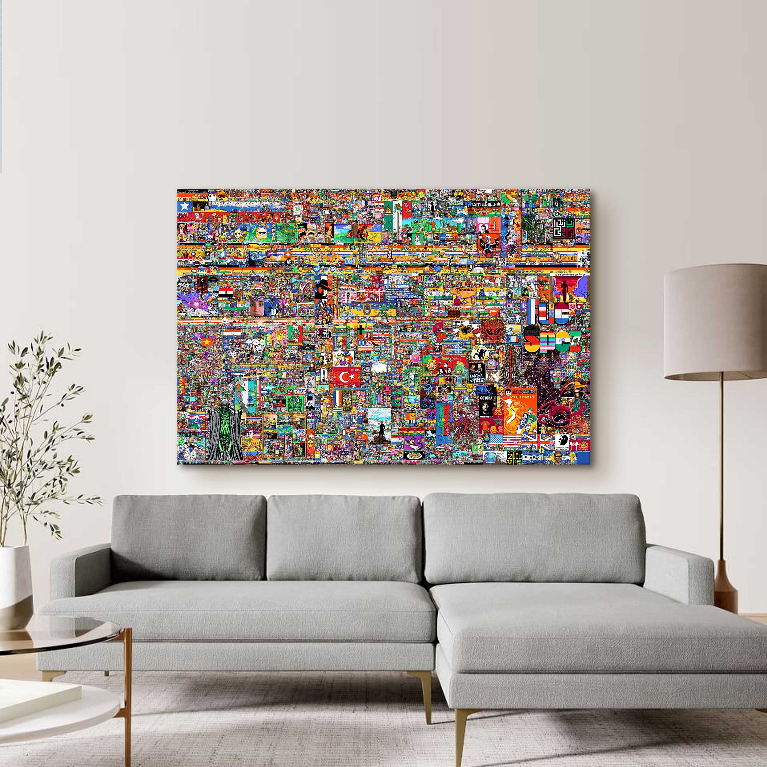 Reddit Palace 2023 Pixel Art Poster Reddit Pixelwar Art R Etsy