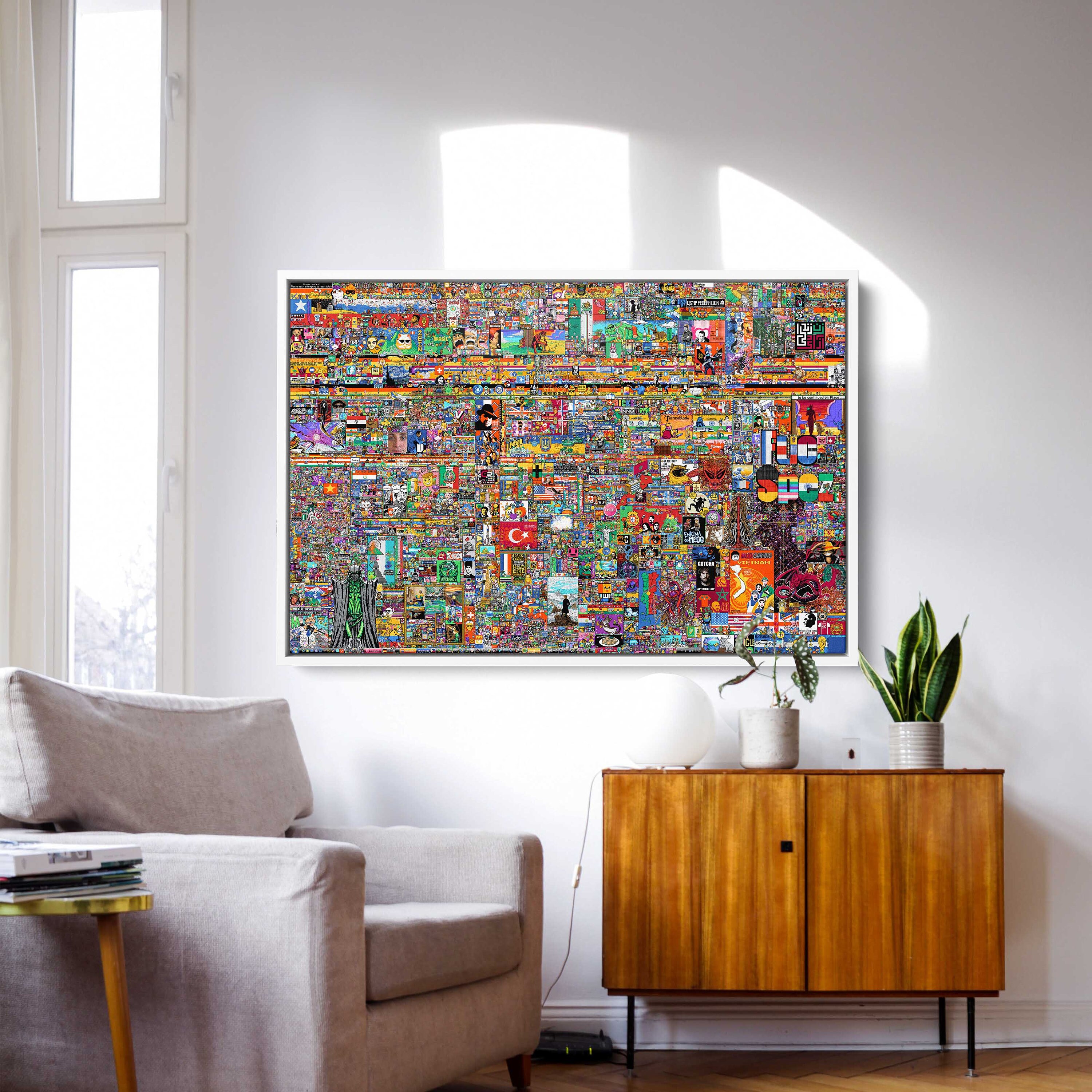 Reddit Palace 2023 Pixel Art Poster Reddit Pixelwar Art R Etsy