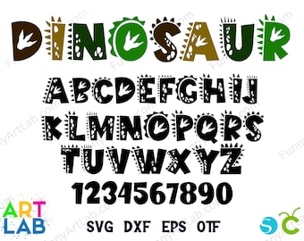 Funny Art Dinosaur Svg letters Dinosaur Font Install Baby Font SVG Dino Font Svg Cut Dinosaur letters SVG Dinosaur Cricut Baby Shirt Diy Svg