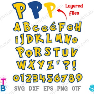 Anime Letters Png, Anime Svg Cricut Anime Font otf, Anime Shirt diy, Anime Birthday Banner Svg Png, Birthday shirt Diy Svg, Baby Shirt diy