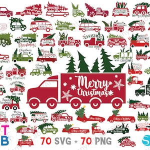Christmas Bundle Svg, Christmas Cars Bundle, Christmas Cars SVG Cricut, Christmas Cars Png Print, Christmas Car vector Christmas clipart
