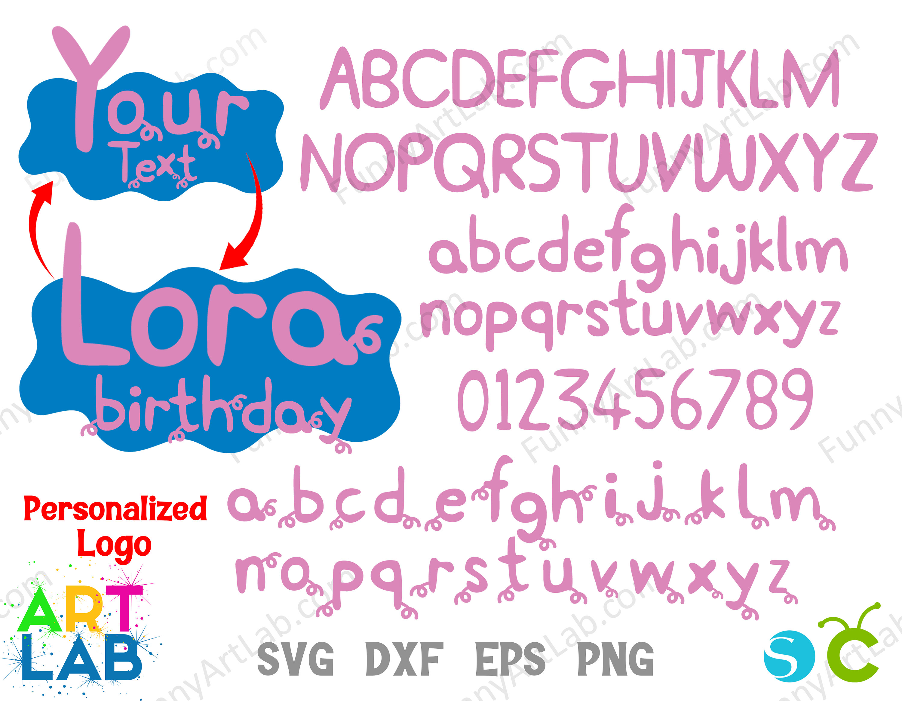 Produktbild von Personalisiert Weihnachtskarten Mit PEPPA WUTZ | Niedlich Für Tochter, Enkelin, Sohn - Geschenkidee