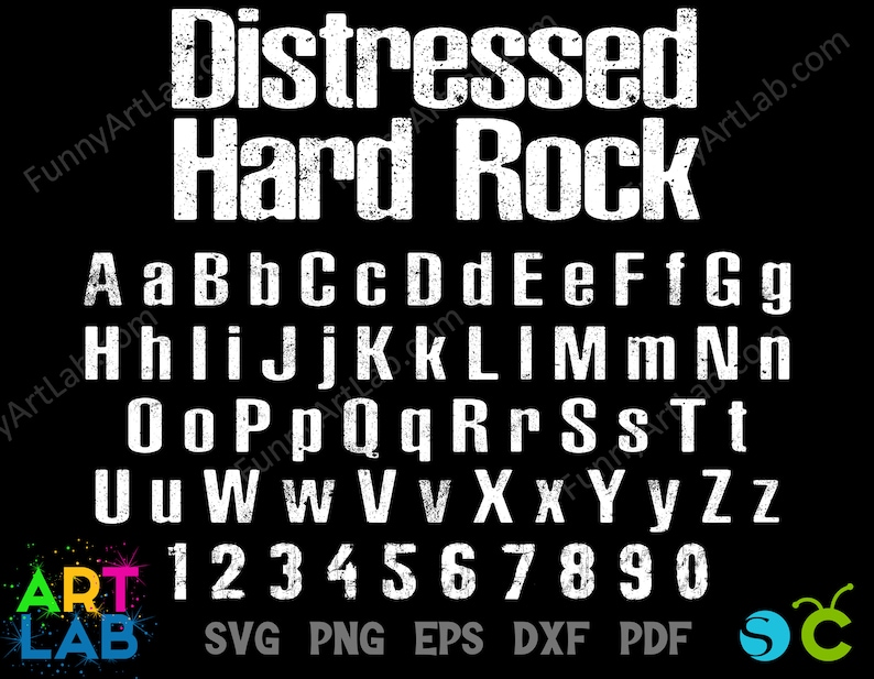 Rocks Font Bundle, Rock Letters SVG Cricut Distressed Font Svg, Rock ...