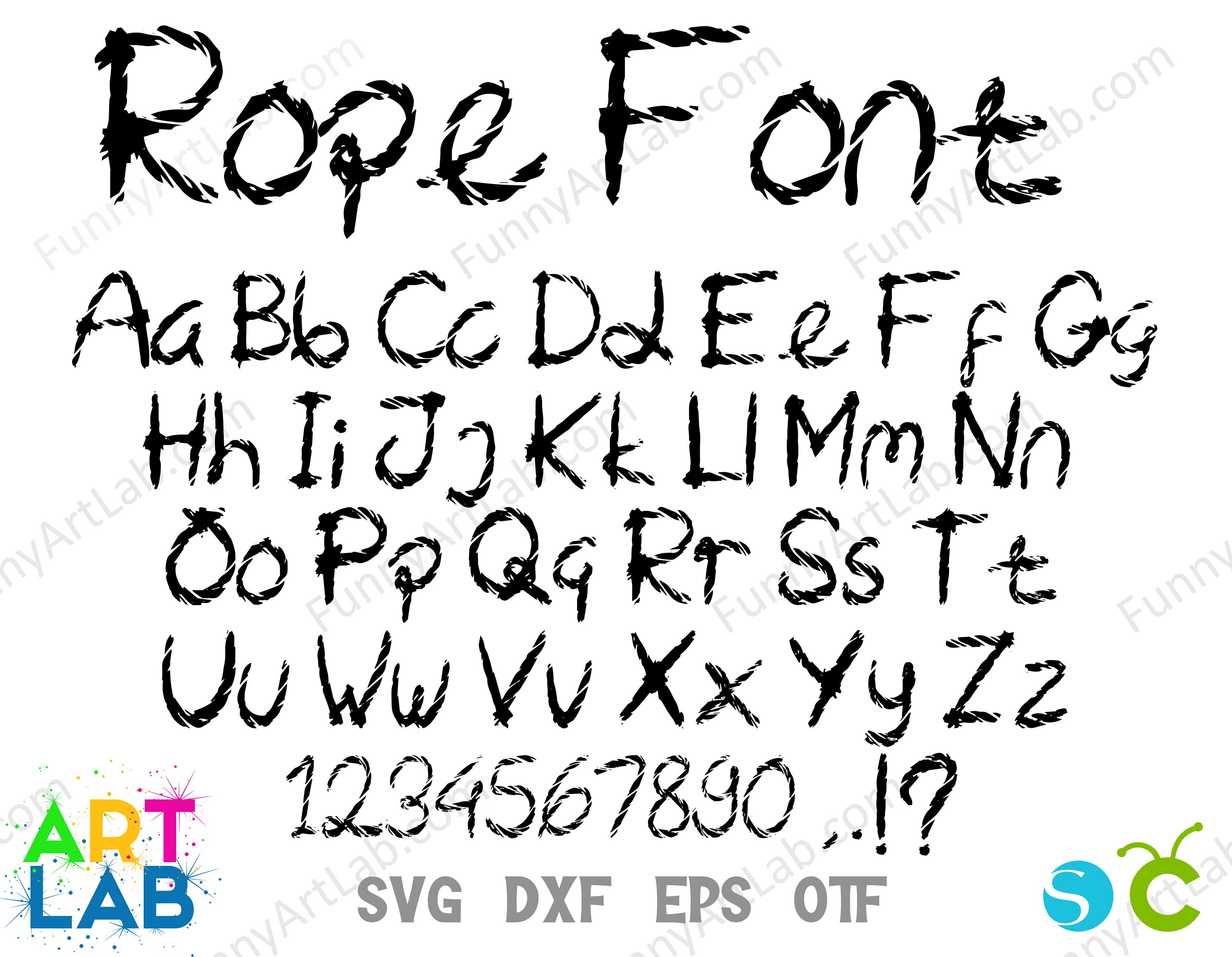 Reserved Rope Font Cowboy Rope Fonts Bundle, Cowboy Letters Svg, Western Font OTF, Western ...