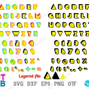 Arcade Game font Svg Bundle, Arcade Game Letters Layered Cricut, Gamer Font Svg, Baby font otf, Game Letters Png Gamer shirt DIY, Baby shirt