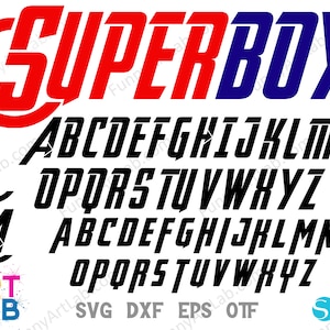 Letras de super-herói Svg Cricut, Fonte de super-herói Otf, Camisa de bebê Diy Svg, Letras de fonte de bebê Svg, Super-herói Svg, Letras de super-heróis Svg Cricut