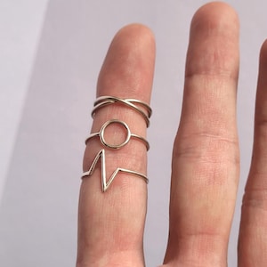 Anelli impilabili, anelli impilabili, set di anelli impilabili, set di anelli, set di anelli in argento, set di anelli impilabili, anelli impilabili in argento, anelli da donna