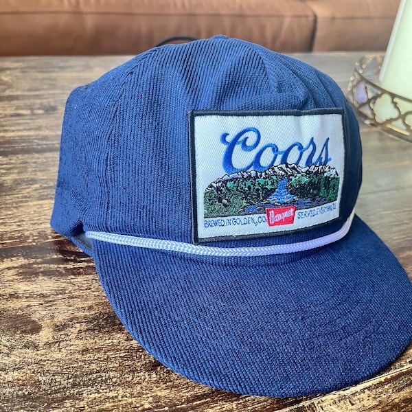 Coors Corduroy Original Landscape Patch on Blue Rope Hat