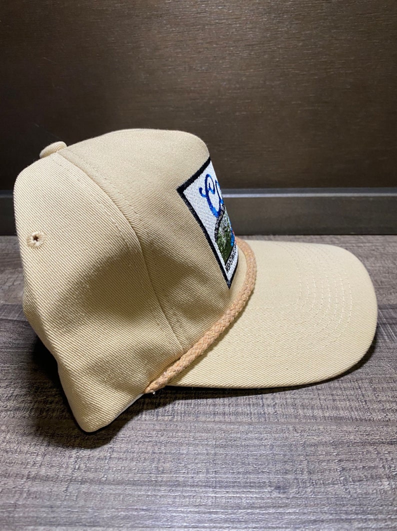 Coors Banquet Landscape Patch on Beige Rope Hat With Snapback Etsy