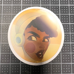 Space Girl Sticker