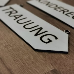 Arrow Individual Direction Sign Wedding Sign Engraving Wood Engraved Celebration Garden Party Place Sign Decoration Wedding Decoration Fonts