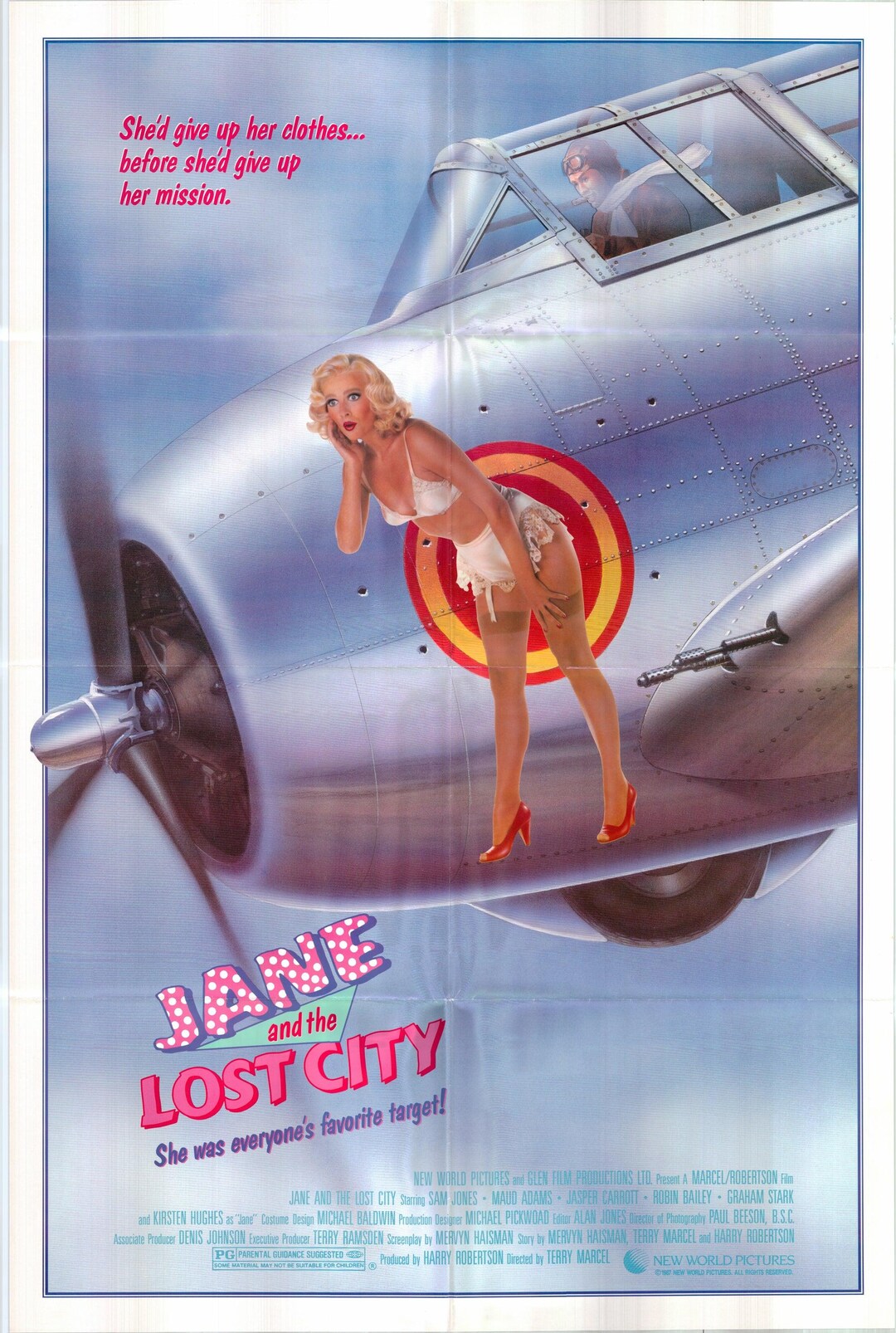 jane-and-the-lost-city-1987-one-sheet-poster-folded-etsy