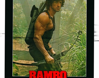 Rambo 1985 Version B One Sheet Poster Rolled