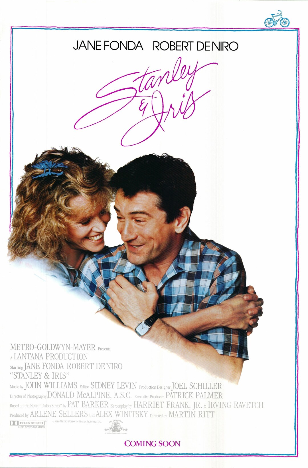 Stanley and Iris (1989) Original One Sheet Movie Poster - Original