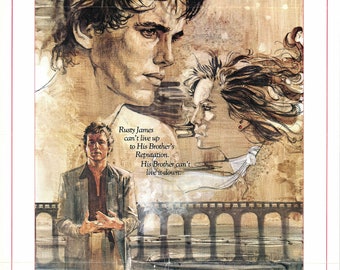 Rumble Fish 1982 One Sheet Poster Folded